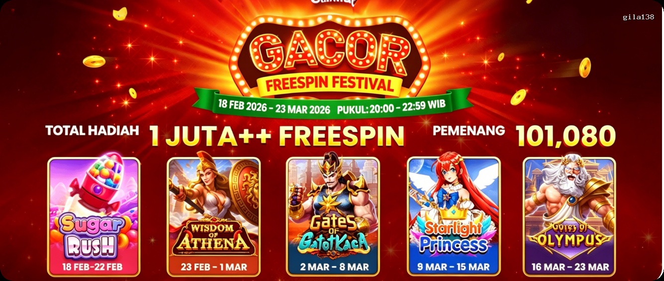 Login gila138 Sekarang Bonus Melimpah